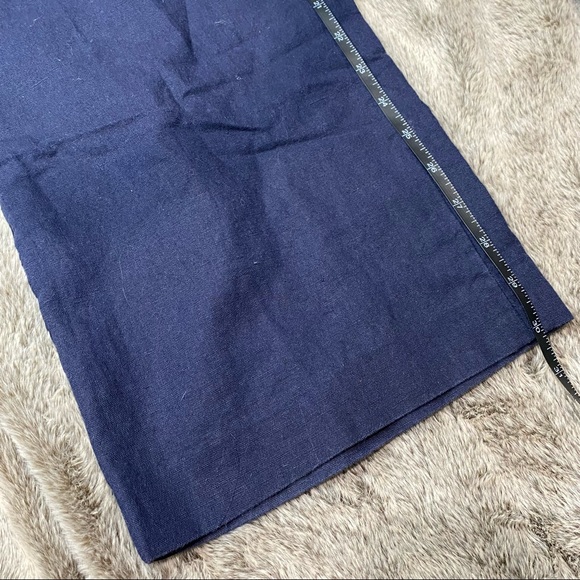 J.Crew High Rise Linen Trousers - Picture 6 of 7